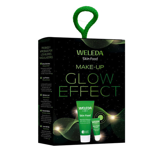 GLOW Skin Food Original-set 75 ml + gratis lippenbalsem, Weleda