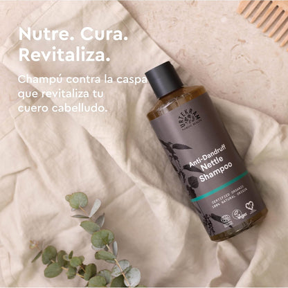Pack 2 x Shampooing anti-pelliculaire à l'ortie Urtekram 500 ml