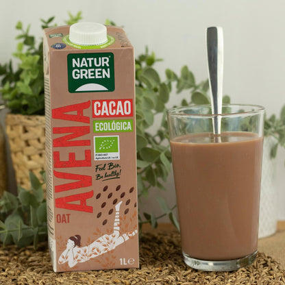 Biologische haverdrank met cacao NaturGreen 1 l