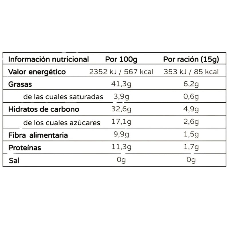 Cacao- en hazelnootcrème 55% Solo Nuts 200 g