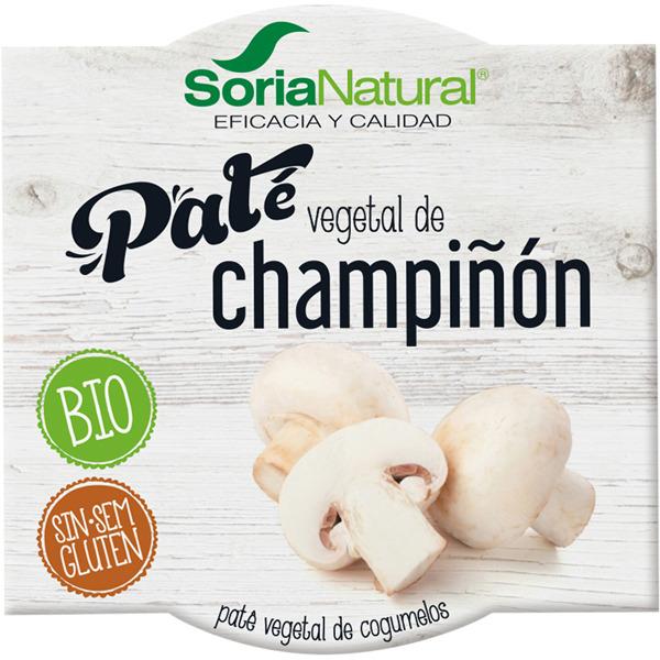Pâté de légumes aux champignons naturels Soria, 2 unités de 50 g