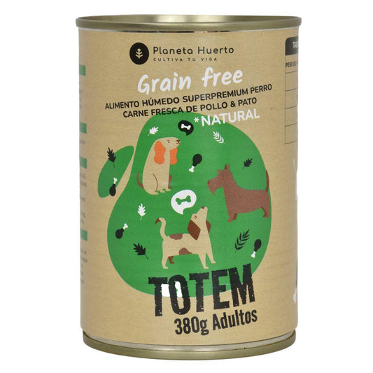 Cibo umido per cani Superpremium senza cereali Pollo e Anatra 380 g Planet Garden