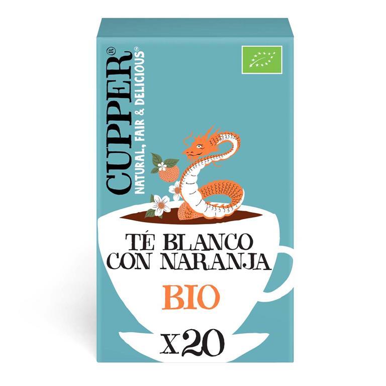 Thé blanc à l'orange Bio Cupper 20 sachets