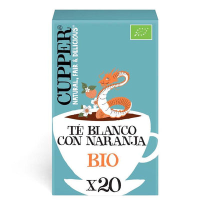 Thé blanc à l'orange Bio Cupper 20 sachets