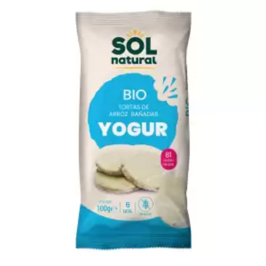 Rijstpannenkoekjes met yoghurt Bio Glutenvrij Sol Natural 100 g