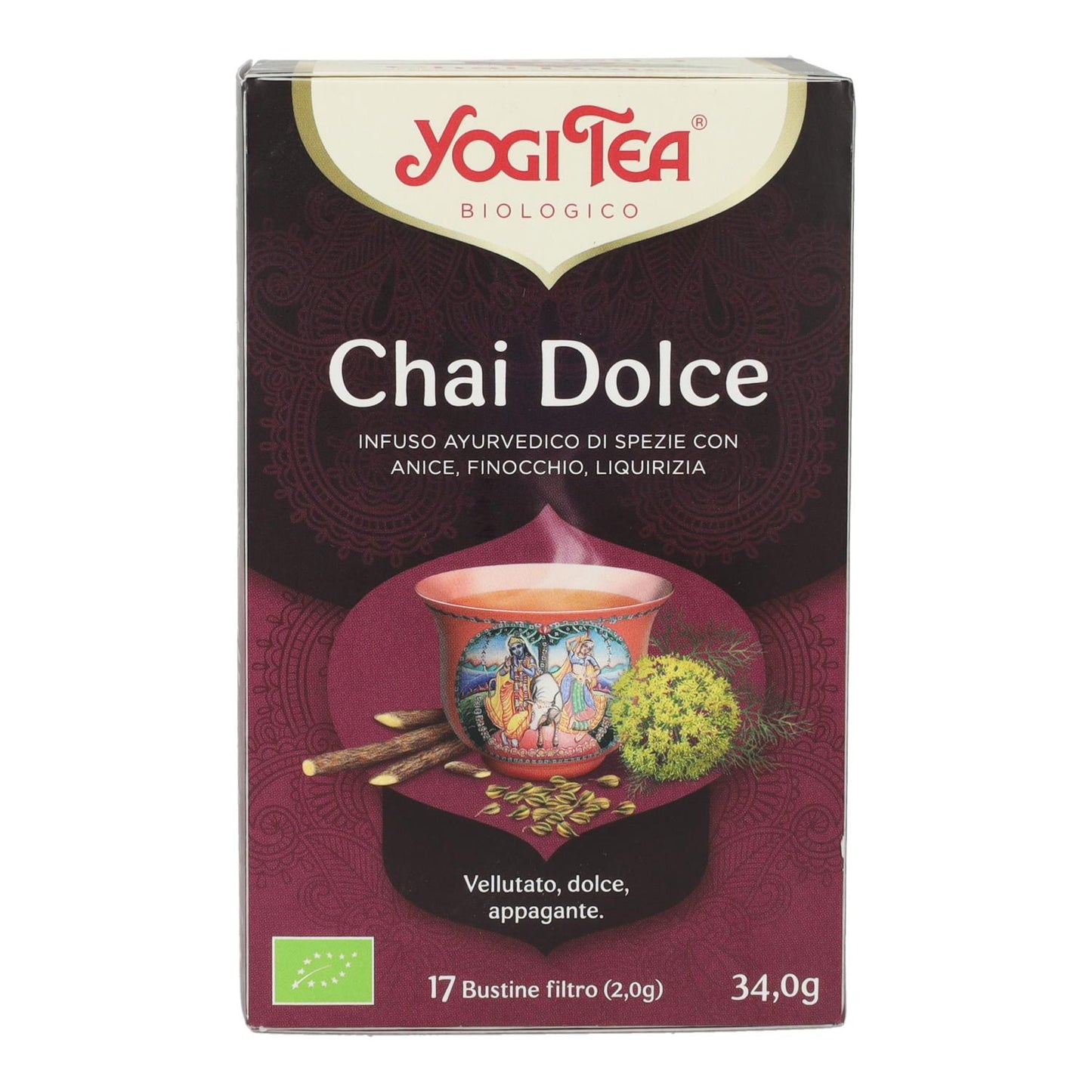 Yogi Tea BIO Chai dulce, 17 bolsitas