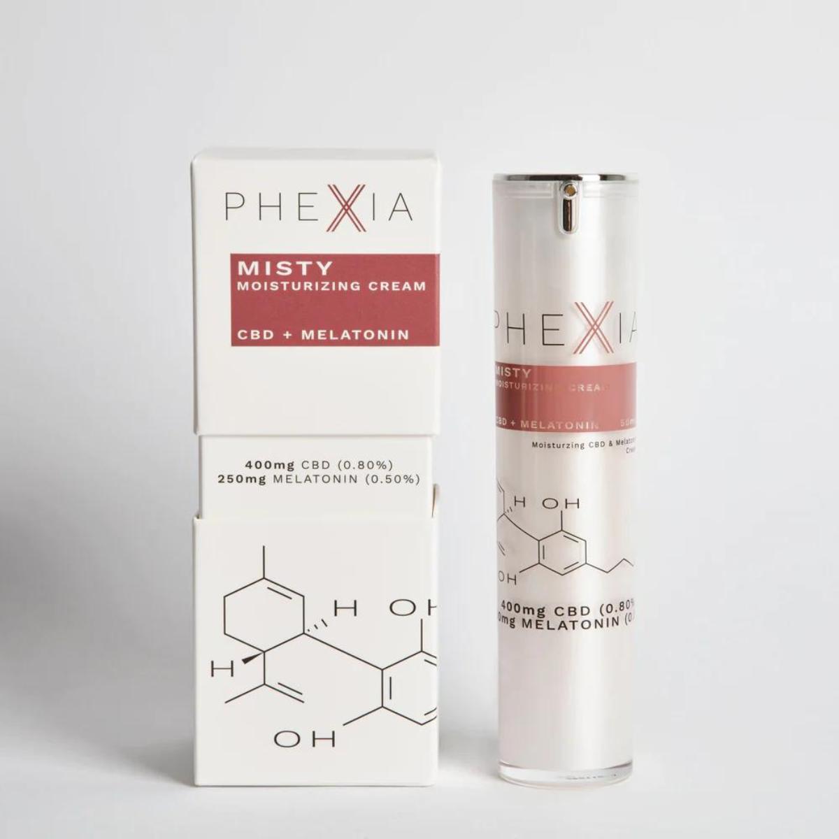 Hydraterende crème met CBD en melatonine Misty Phexia 50 ml