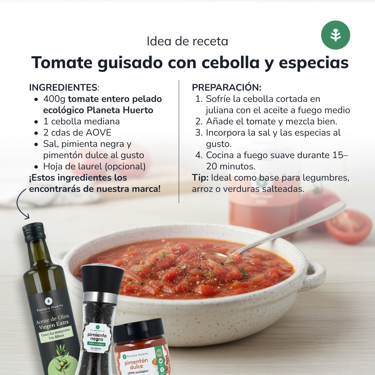 Pomidor bez skórki ECO Planeta Huerto 660 g