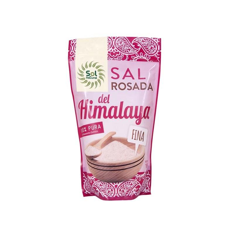 Różowa sól himalajska drobnoziarnista, Sol Natural 1 kg
