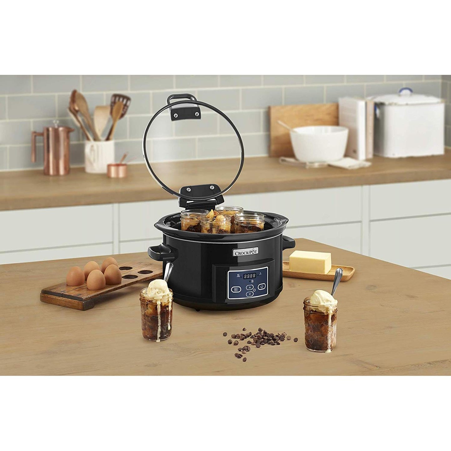 Mijoteuse Crockpot 4,7 L CSC052X avec couvercle rabattable