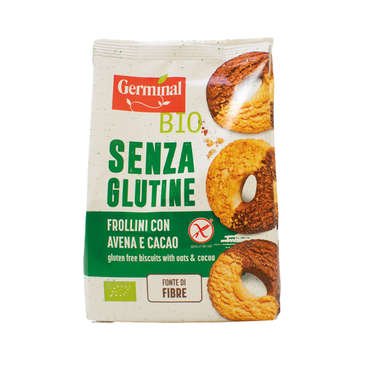 Bezglutenowe ciastka owsiane z kakao Germinal Bio 250 g
