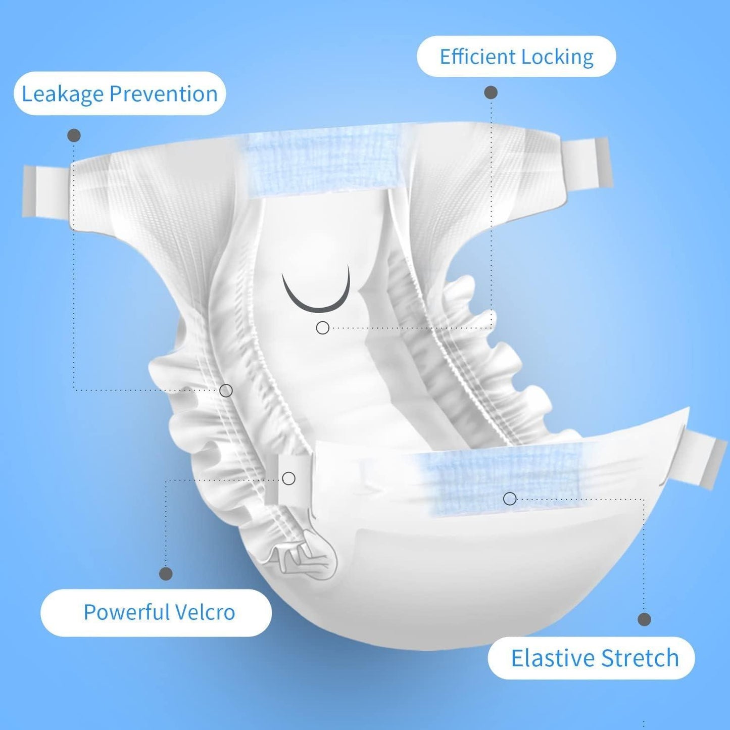Nobleza XL Hündinnenwindeln, 12 Stück