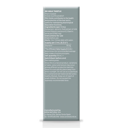 Milk Thistle Extract Soria Natural, 50 ml