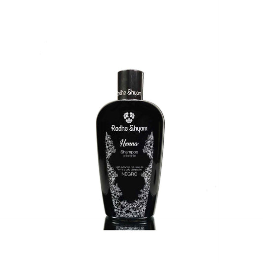 Shampoo all'henné nero colorante Radhe