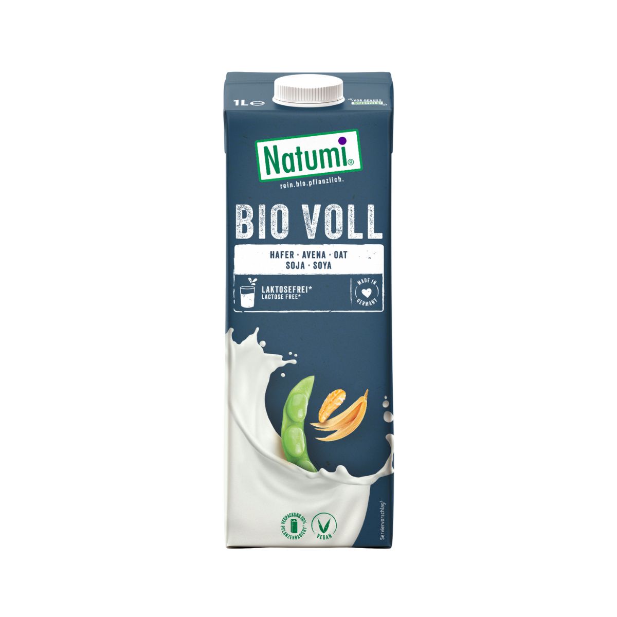 Bevanda vegetale Voll di avena e soia intera BIO Natumi 1 L