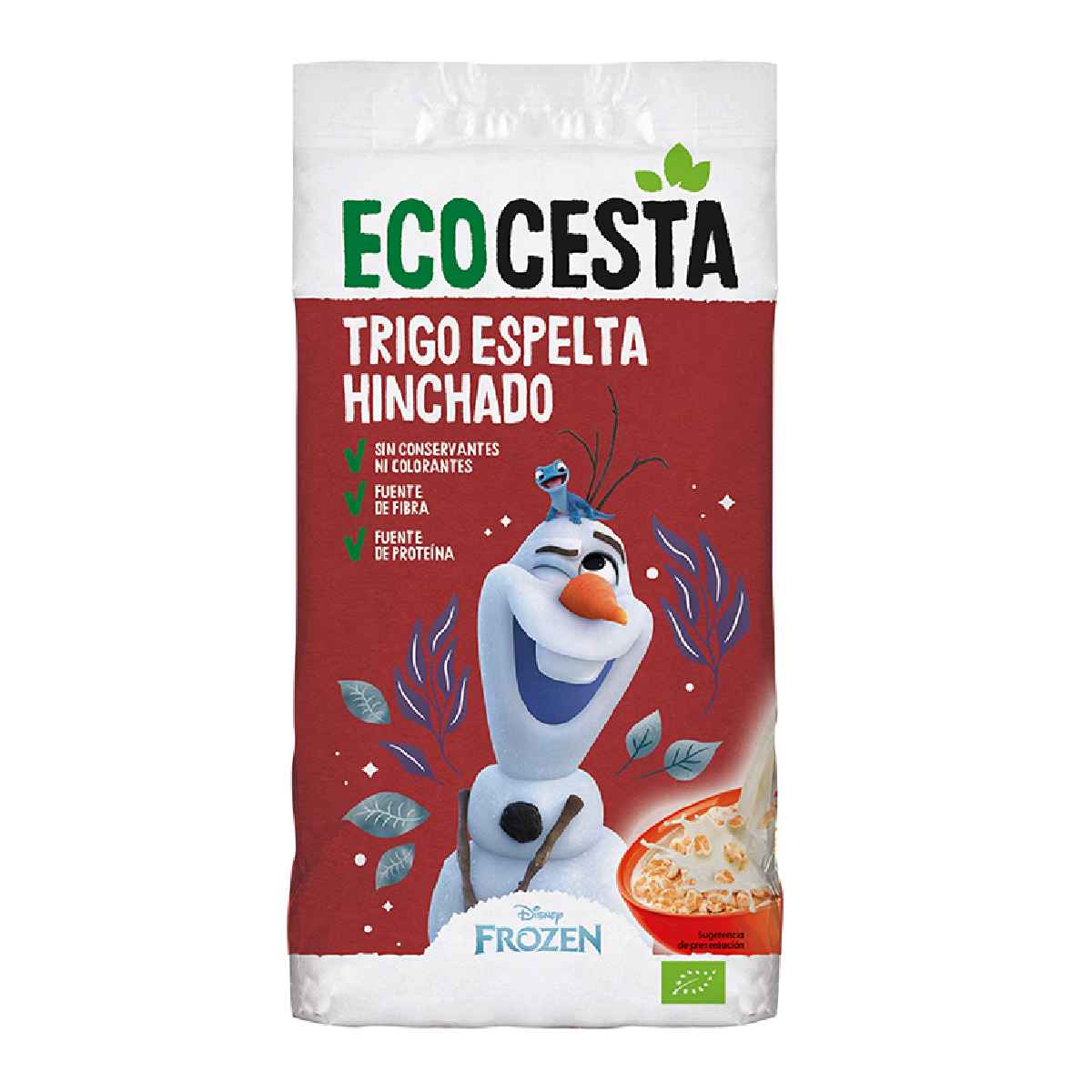 Płatki śniadaniowe dla dzieci z pszenicy orkiszowej, edycja Disney Ecocesta 200 g