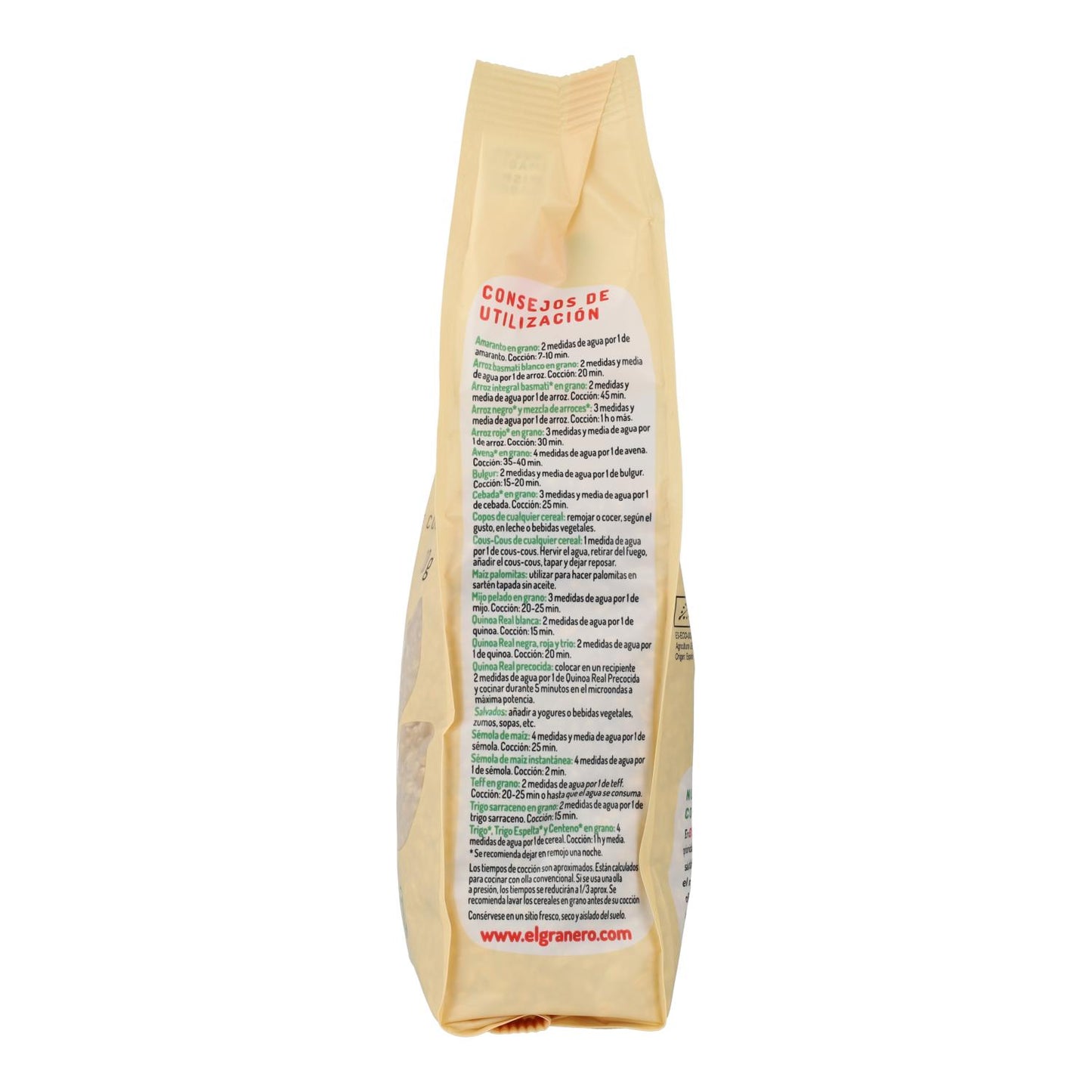 Grano biologico El Granero, 500 g