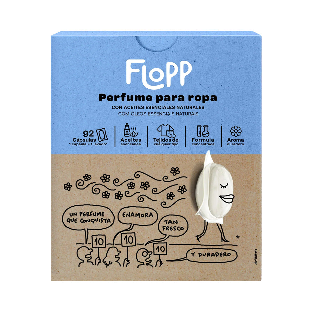 Perfumy do ubrań Flopp 1 opakowanie x 92 kapsułki