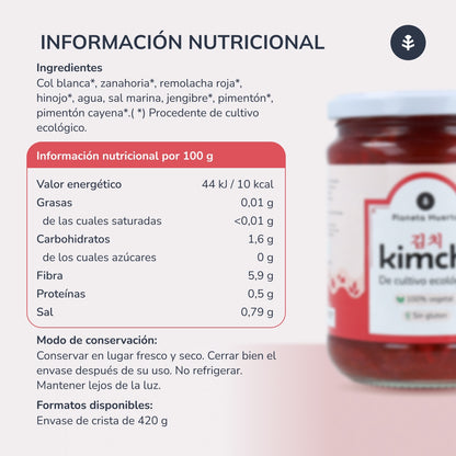 Zestaw 3x Kimchi ECO Planeta Huerto 420 g