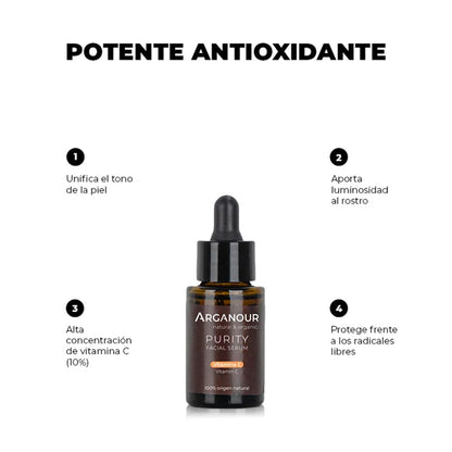 Gesichtsserum Purity Vitamin C, Arganour, 30 ml