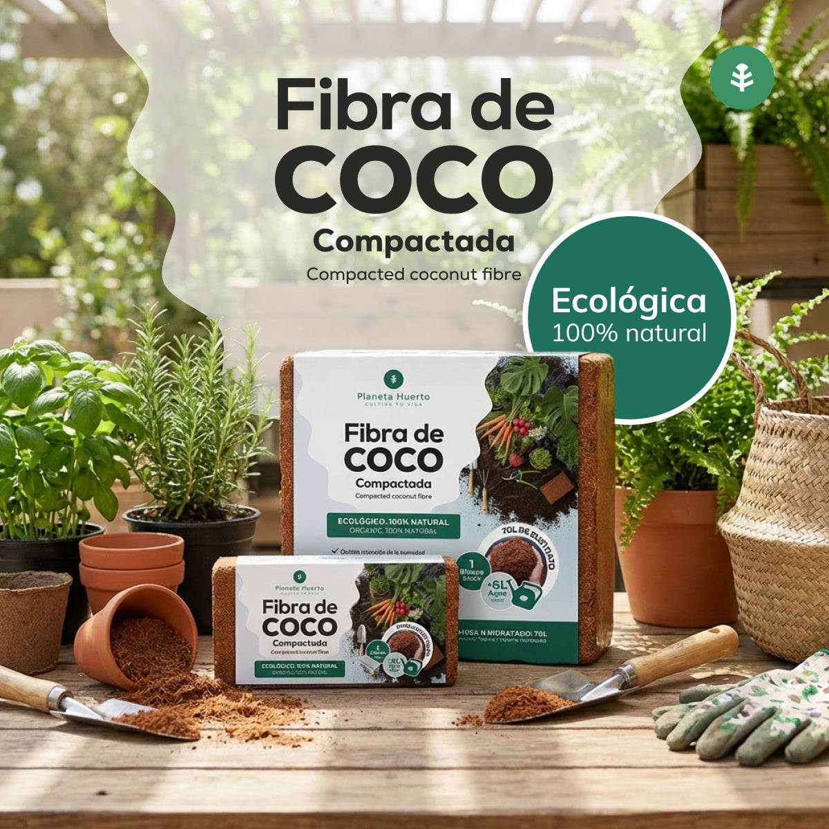 3xGarden Planet Coco Fibre Substrate Pack 9 Litres
