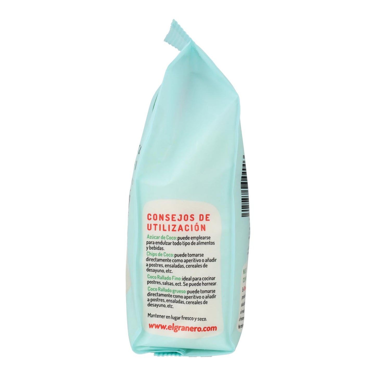 Noix de coco râpée fine bio El Granero, 200 g