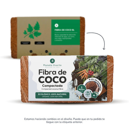 Substrat Fibre de Coco Planeta Huerto 9 Litres
