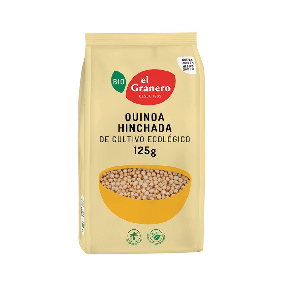 Quinoa hinchada Bio El Granero, 125 g