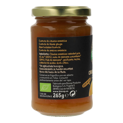 Ekologisk gul plommonkompott Biocop 265 g