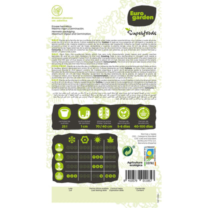 Graines de chou frisé Westlande Herfst biologiques Vitalfoods