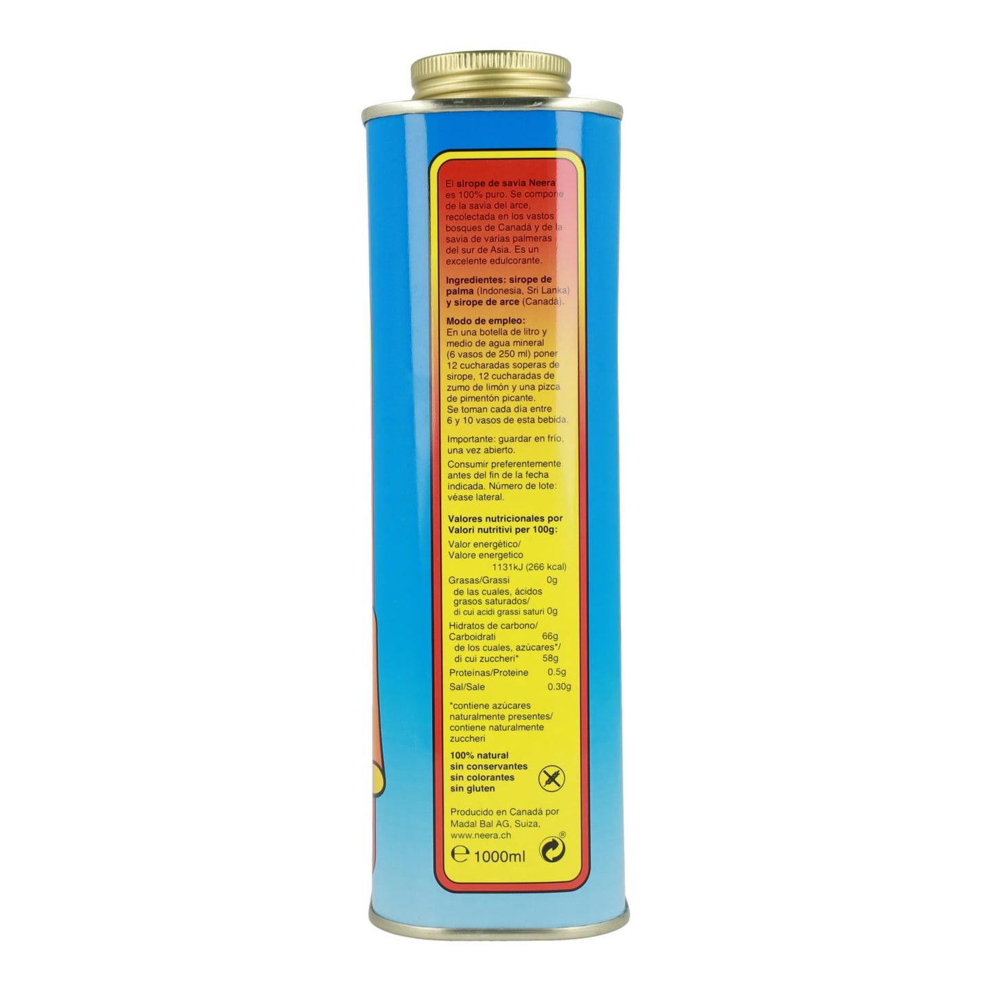 Zuiverende siroop van Madal Bal-sap 500 ml