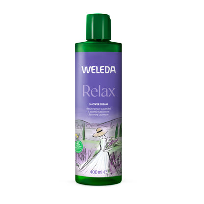 Kremowy żel pod prysznic Relax Lavanda Weleda 400 ml