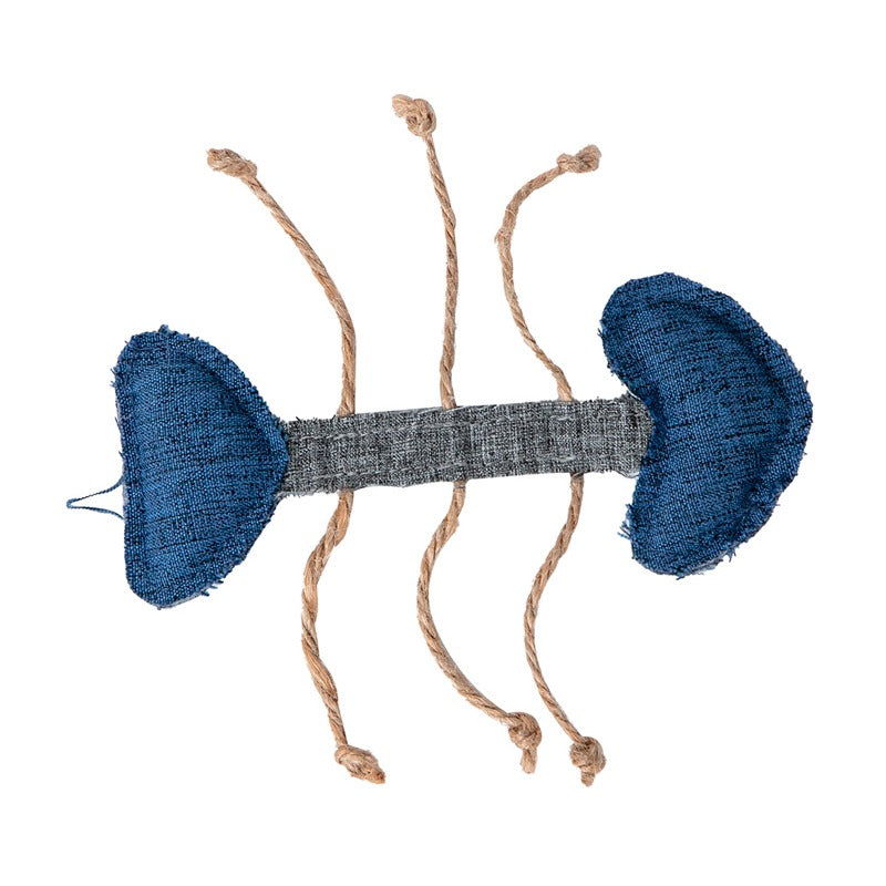 Fiskben med kattmynta Fishbone Ekologiskt leksak för katter Freedog