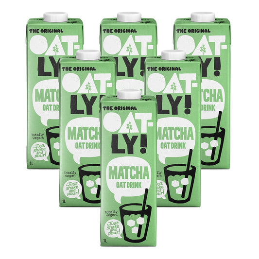 Pack 6x Boisson à l'avoine et au thé matcha Oatly 1L