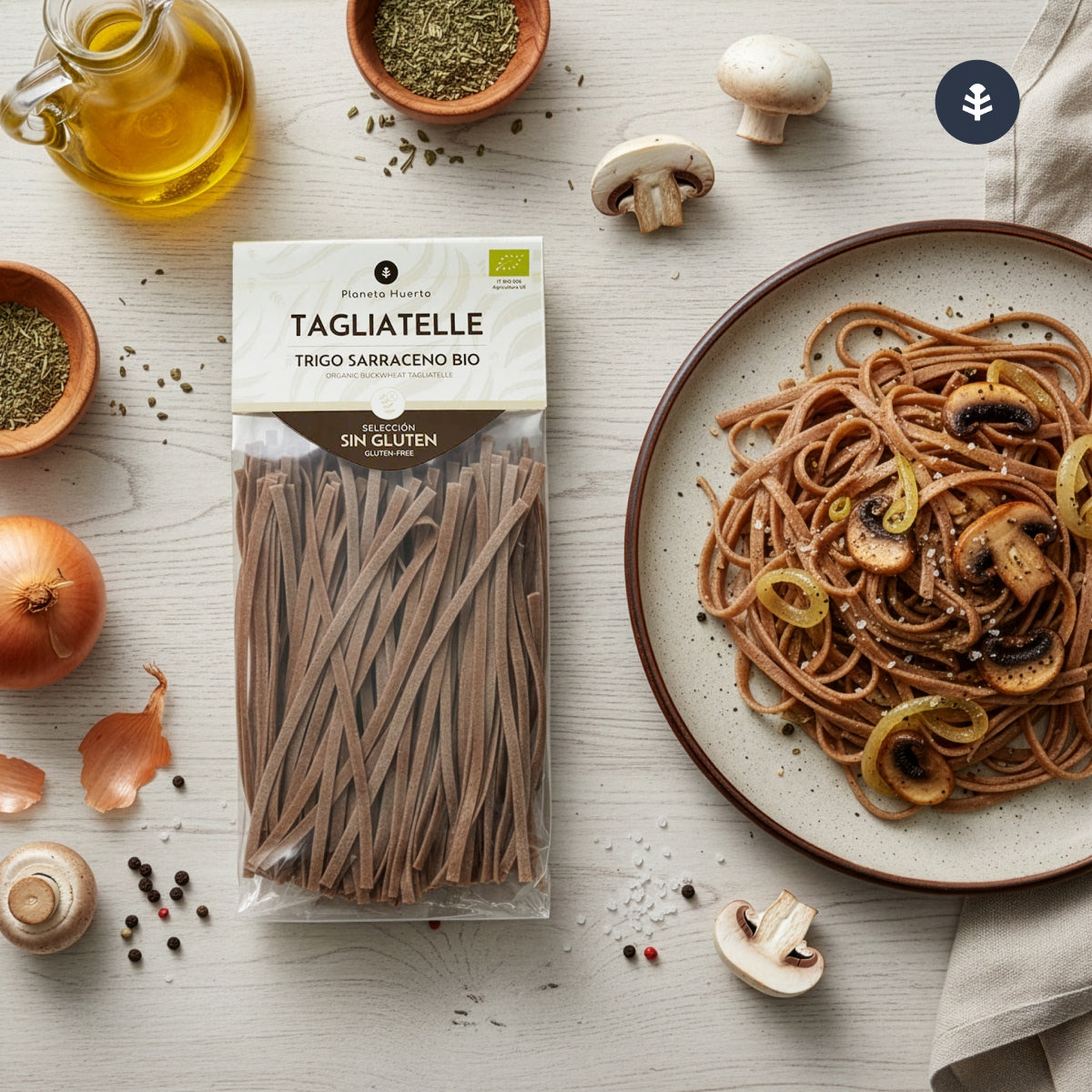 Glutenfreie ECO-Buchweizennudeln von Planeta Huerto 350 g