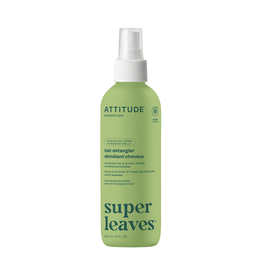 Haarontklitter Super leaves Voedt en kalmeert Olijfbladeren Attitude 240 ml