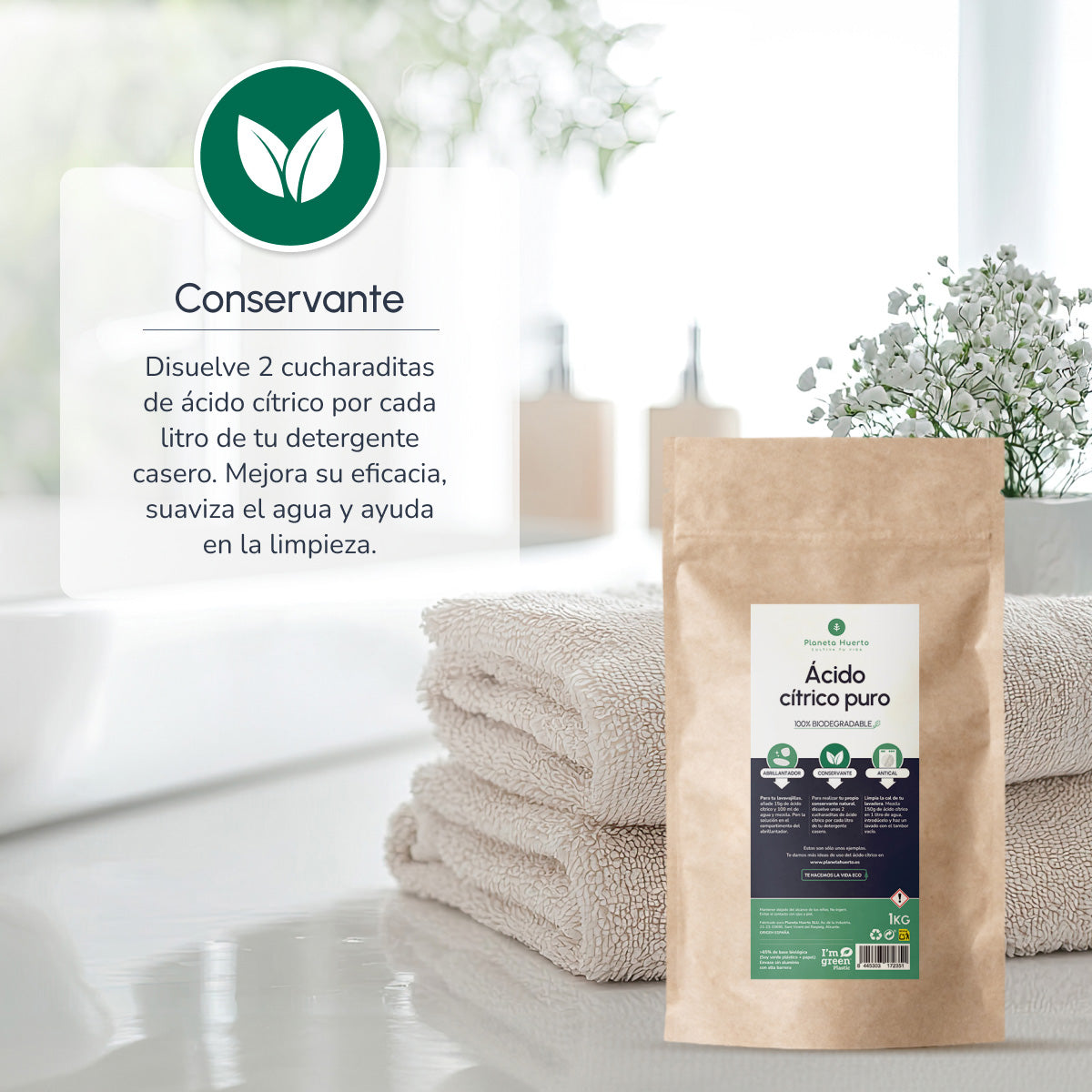 Pack 3xAcide citrique Planeta Huerto 2,5 Kg