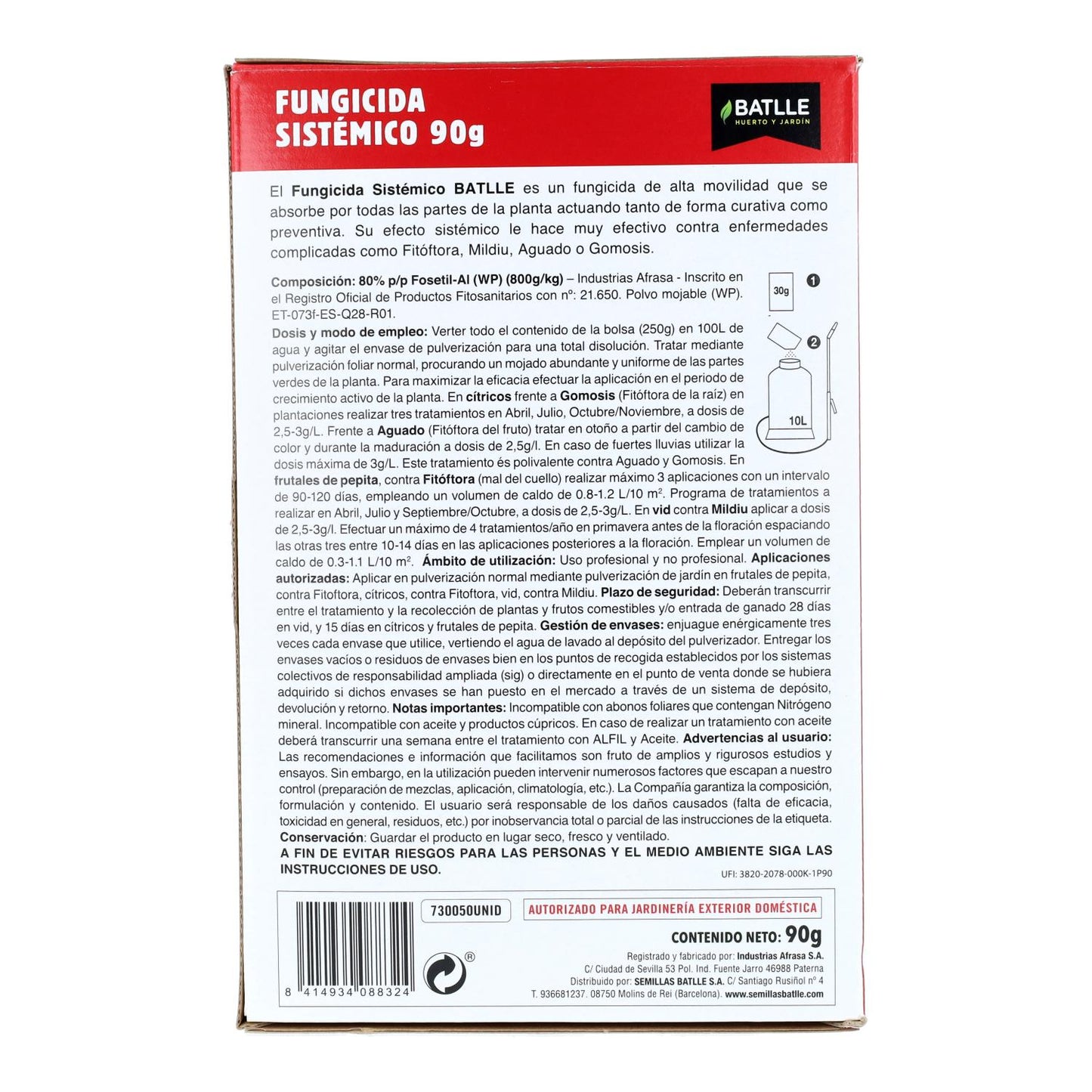Systemisches Fungizid 3 x 30 g Batlle