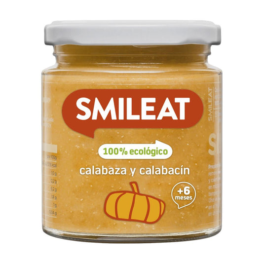 Vasetto BIO zucca e zucchine +6 mesi Smileat 230 g