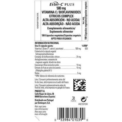 Ester C plus Witamina C  500 mg  Solgar 100 kapsułek roślinnych