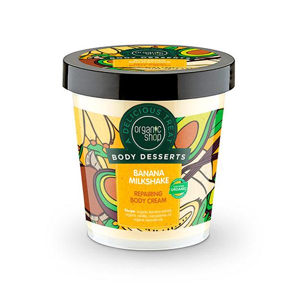 Krem regenerujący do ciała Organic Shop z bananem 450 ml