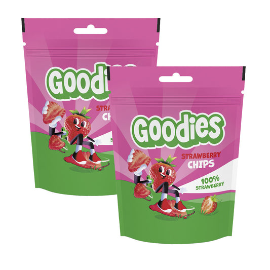 Pack promo 2x chips à la fraise 12 g - Hero Kids