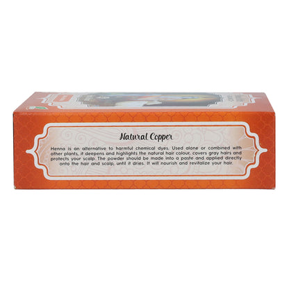 Polvere di henné rame, Radhe Shyam, 100 g