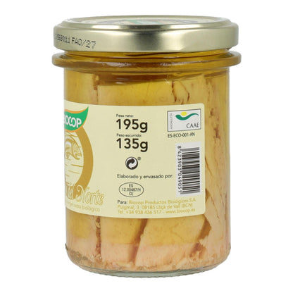 Biocop Filets de Bonite du Nord Bio en Conserve 175g