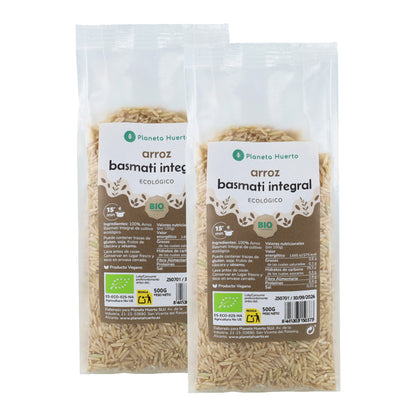 Opakowanie 2 x 500 g ECO Planet Garden Brown Basmati Rice ECO 500 g