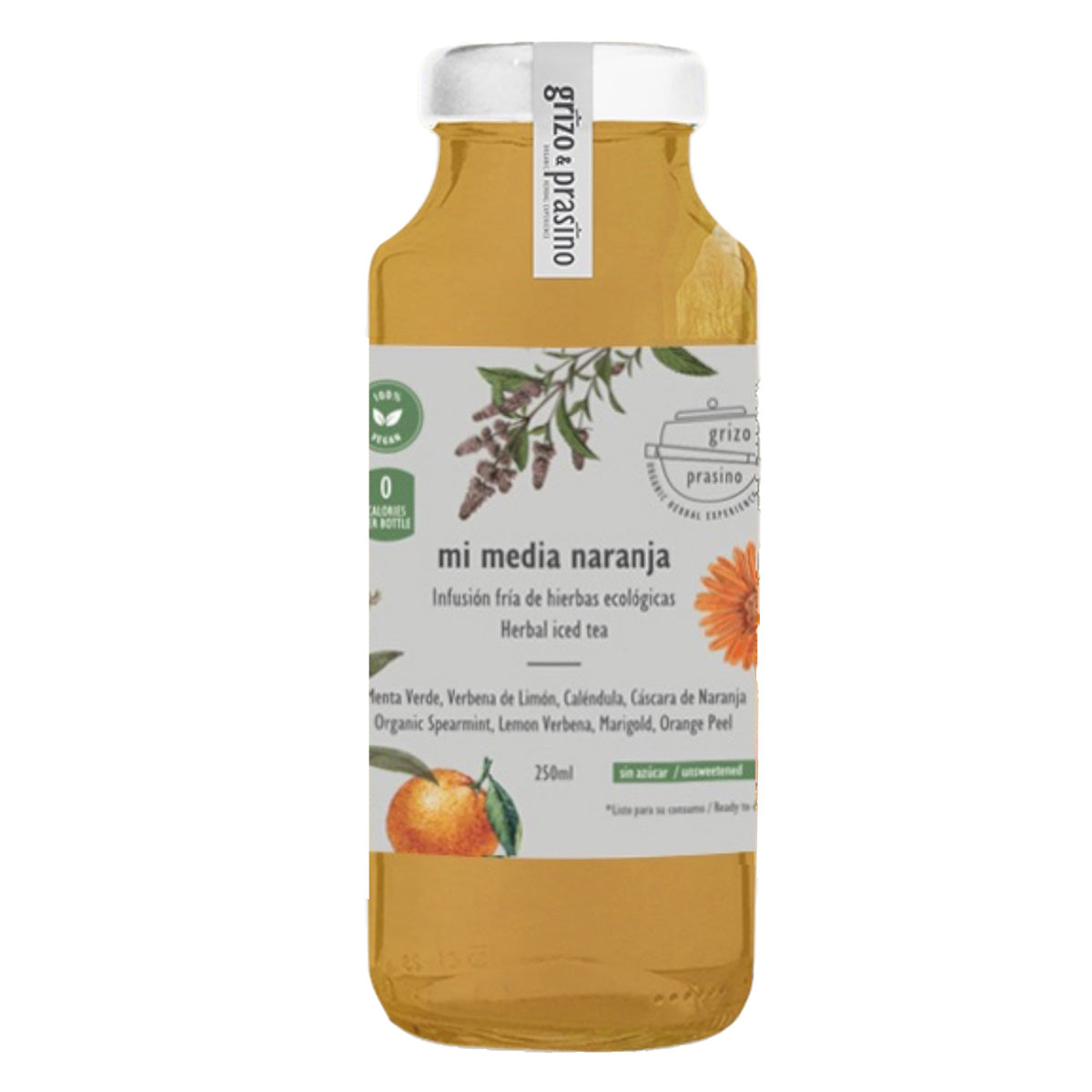 Kräutertee Mi media naranja RTD Grizo & Prasino 250 ml