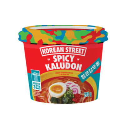 Makaron instant Ra Udong, pikantny, Korean Street 215 g