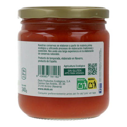 Pack 6x Sauce tomate bio maison sans sucre Ékolo 340 g