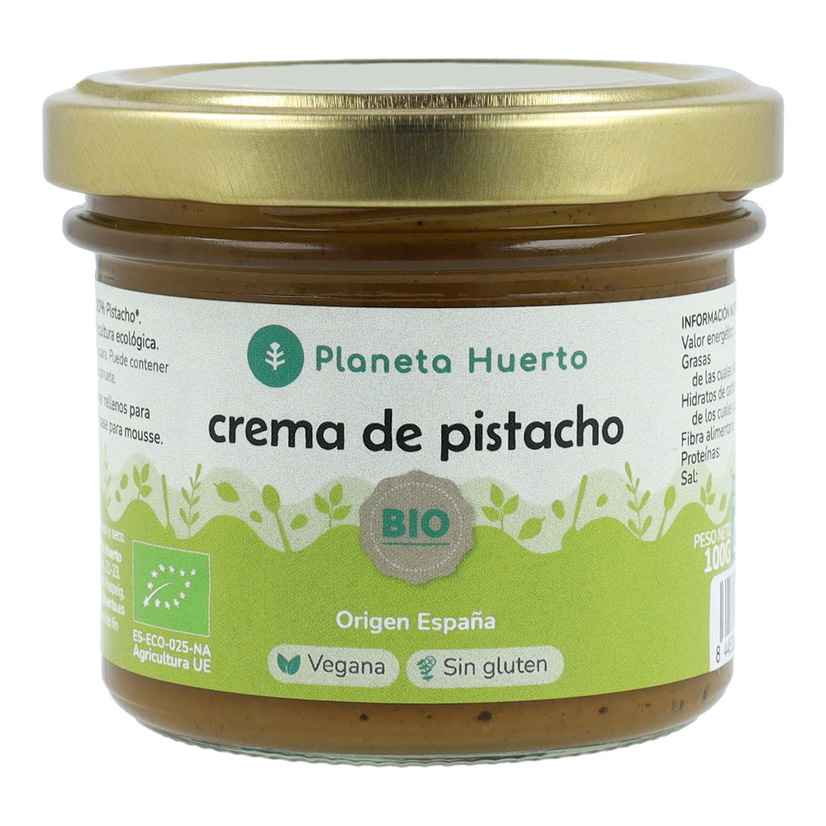 Zestaw 3x krem pistacjowy 100% ECO Planeta Huerto 100 g