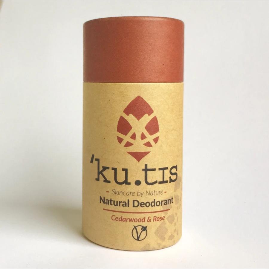 Deodorante ecologico Zero Waste Cedro e rosa Kutis 55 g